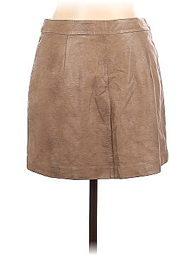 JOA Faux Leather Skirt (view 2)