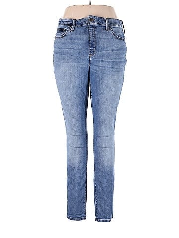 Universal Thread Solid Blue Jeans Size 16 (Tall) - 28% off
