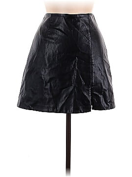 OAK + FORT Faux Leather Skirt (view 1)