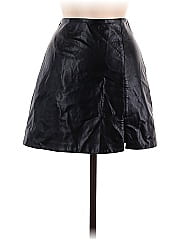 Oak + Fort Faux Leather Skirt