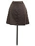 MNG Marled Solid Tweed Chevron-herringbone Gray Casual Skirt Size L - photo 2