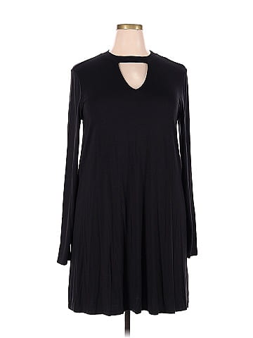 Lularoe Solid Black Casual Dress Size XS - 52% off