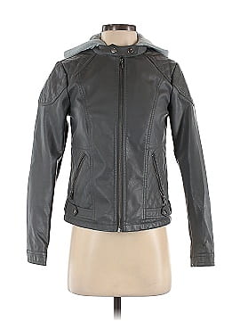 B.Sweet Faux Leather Jacket (view 1)