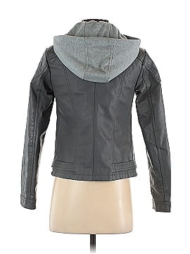 B.Sweet Faux Leather Jacket (view 2)