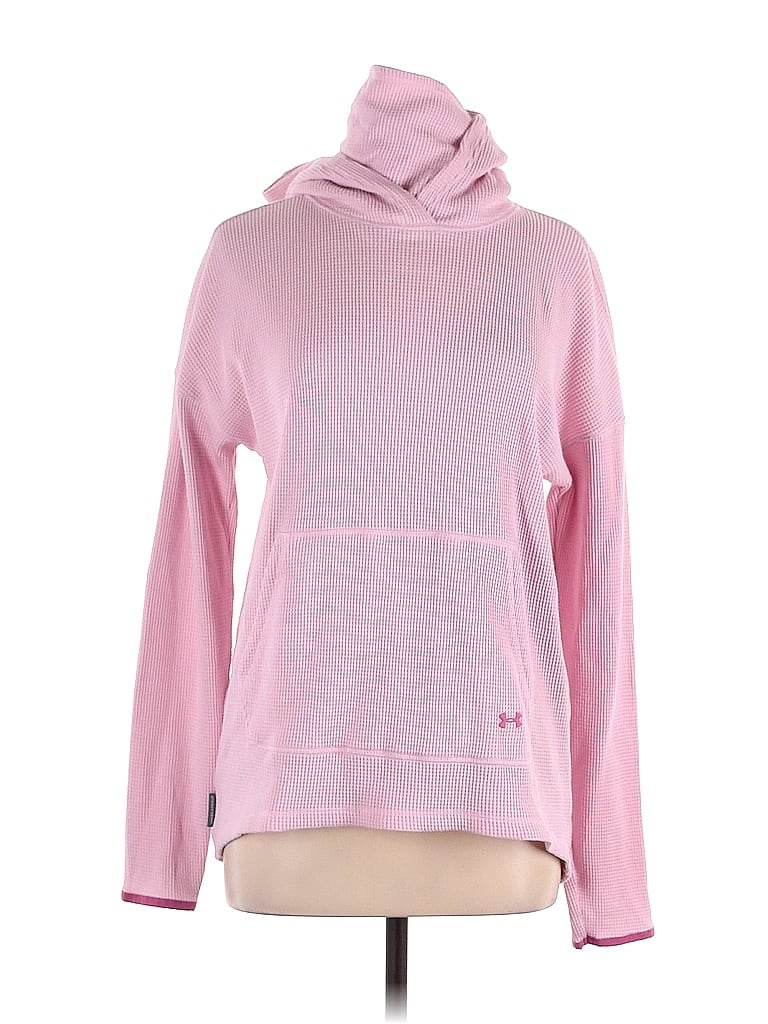 Under Armour Pink Pullover Hoodie Size M - photo 1