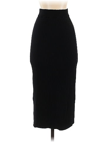 Brandy Melville Solid Black Casual Dress One Size - 50% off