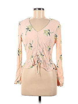 Topshop Long Sleeve Blouse (view 1)