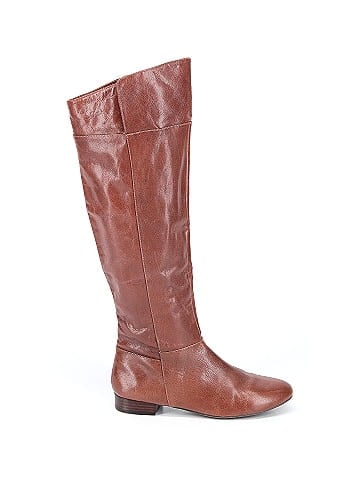 Nine west cognac on sale boots