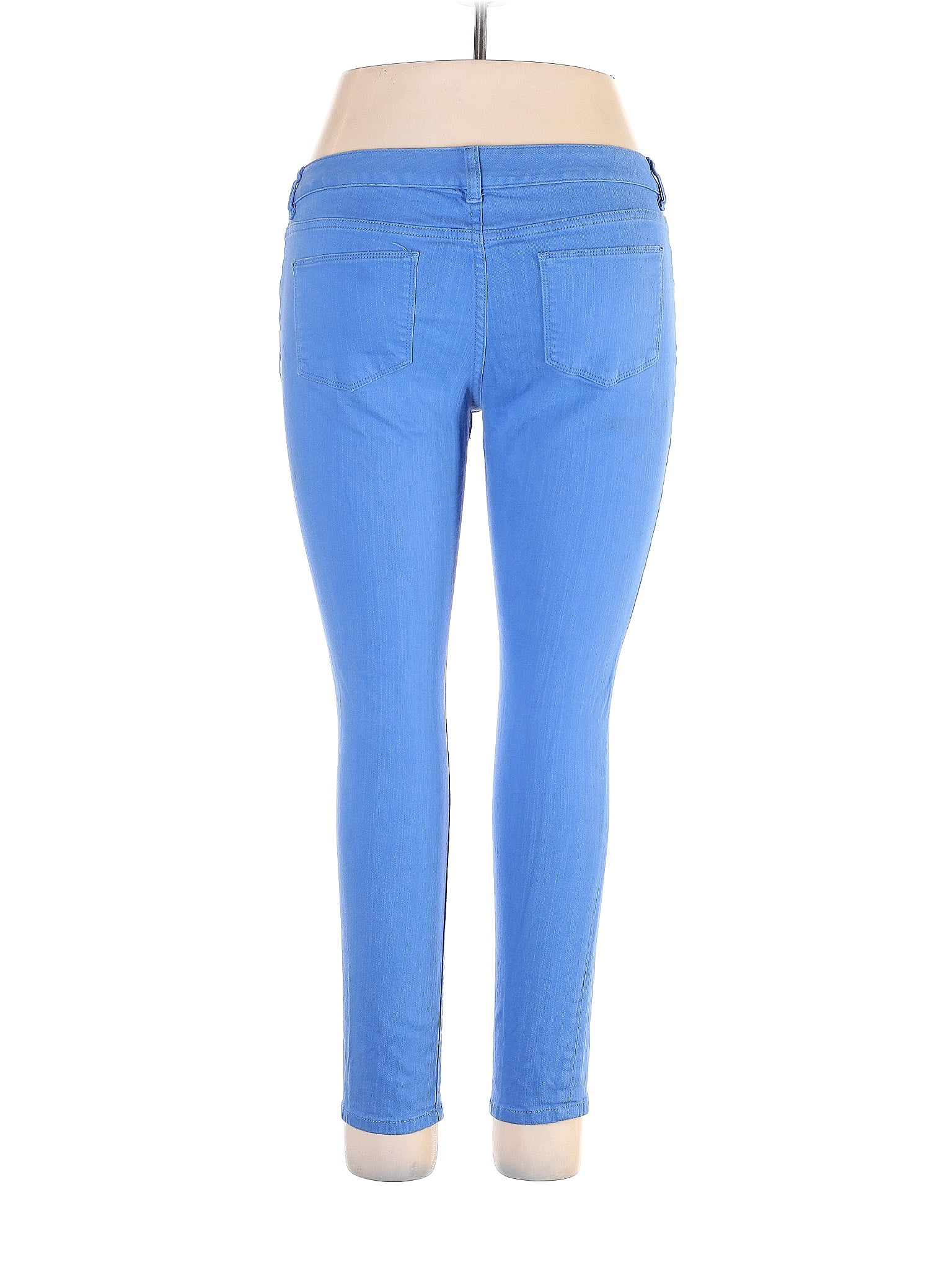 Just Love Solid Jeggings for Women (Slate Blue, Medium)