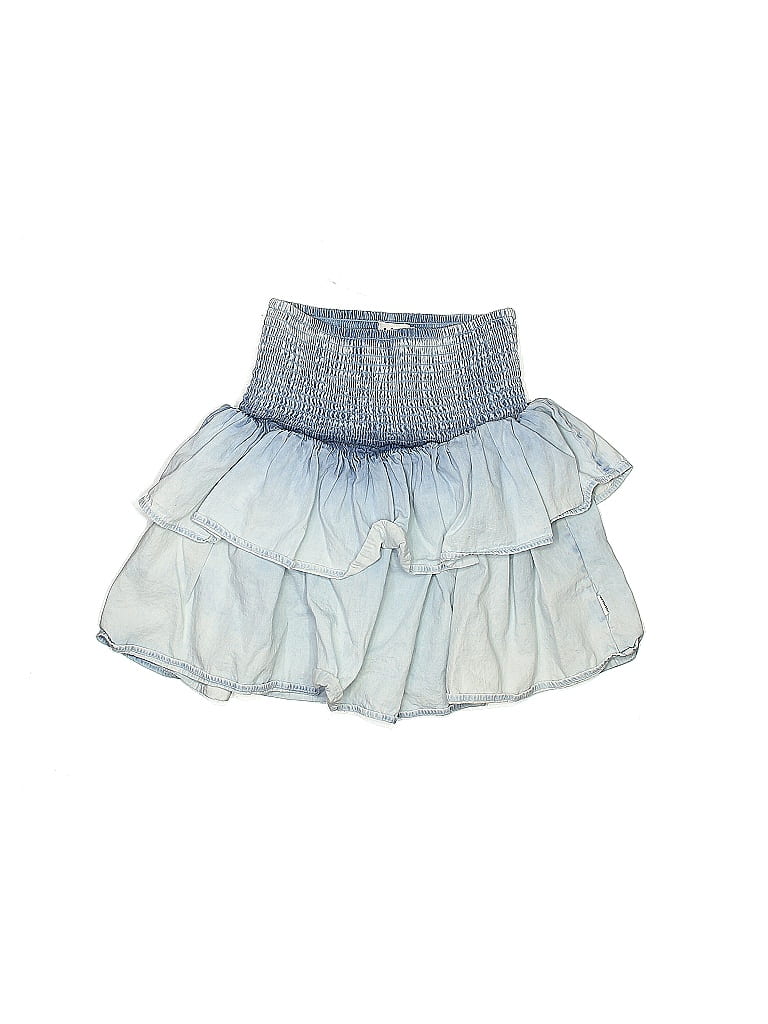Assorted Brands 100% Cotton Ombre Blue Denim Skirt Size 140 (CM) - photo 1