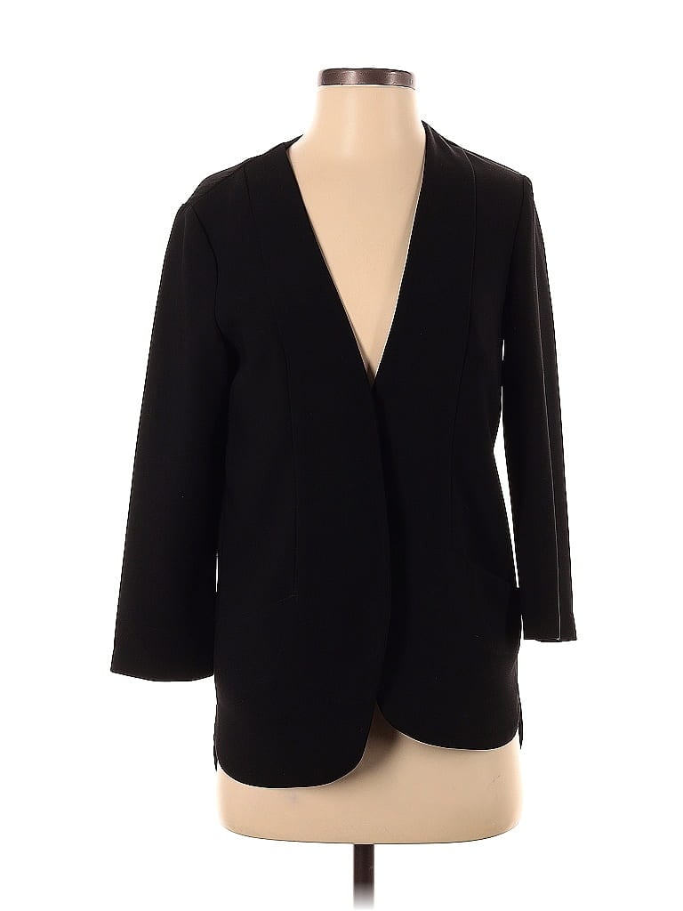 Pre-owned Harlowe & Graham Blazer Jacket In Black