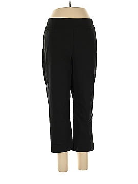 Fabulously Slimming by Chico's Polka Dots Black Casual Pants Size Lg (2.5)  - 81% off