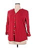 Charter Club Red Long Sleeve Button-Down Shirt Size XL - photo 1