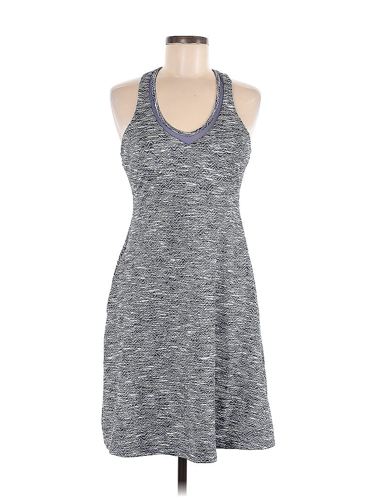 MPG Marled Chevron-herringbone Gray Active Dress Size M - photo 1