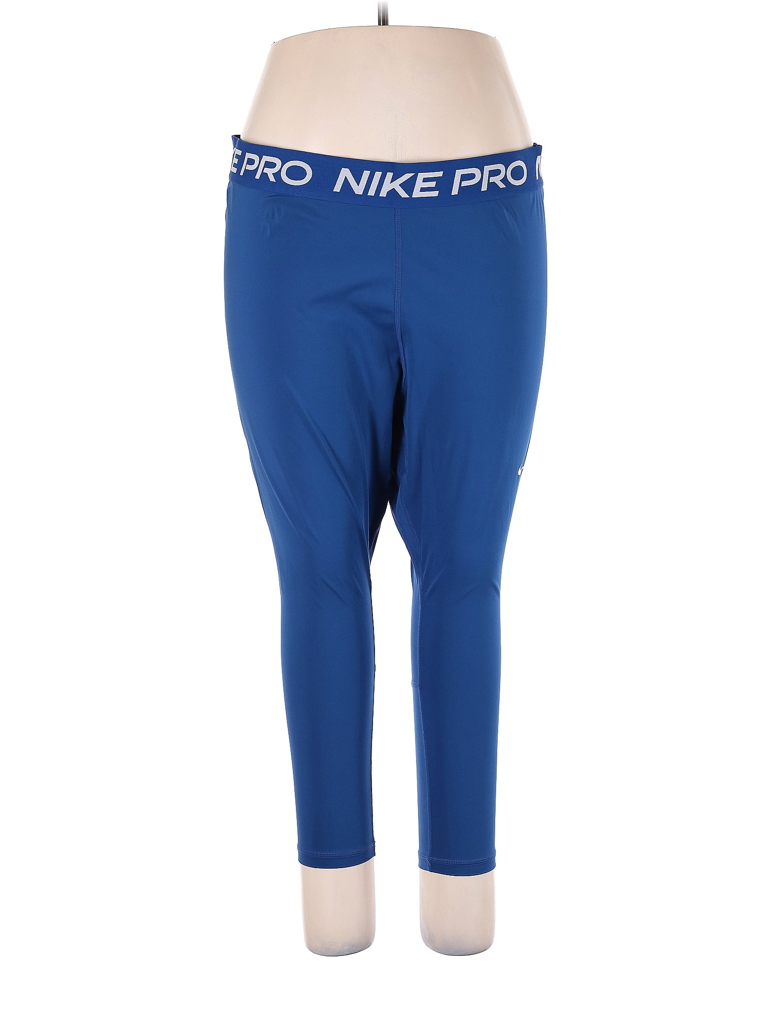 Nike Solid Blue Active Pants Size 3X (Plus) - 69% off