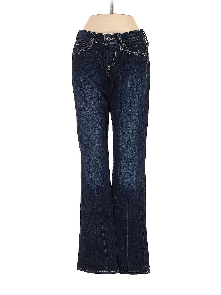 Lucky Brand Hearts Blue Jeans Size 00 - photo 1