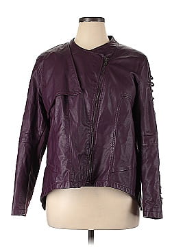 Kate and mallory faux leather clearance jacket