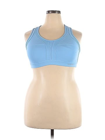Yvette Blue Sports Bra Size 2X (Plus) - 50% off