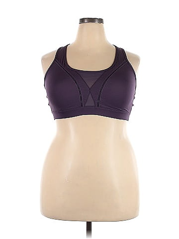 Yvette Purple Sports Bra Size 2X (Plus) - 50% off