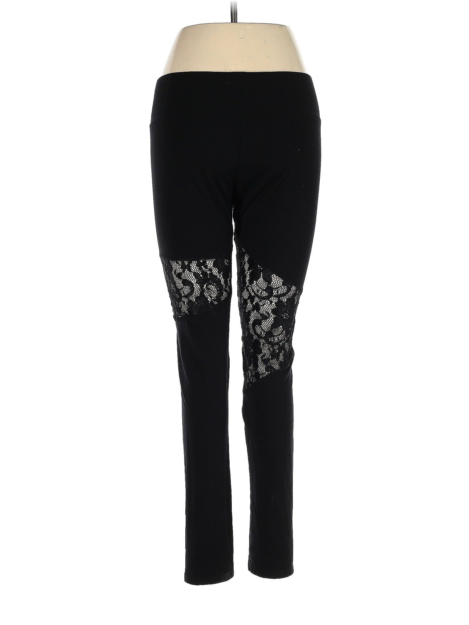 Adrienne Vittadini Sport Women's XL Black Yoga Pants