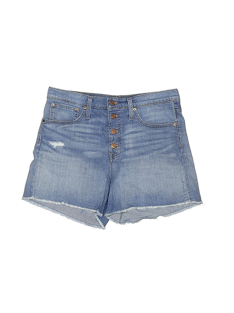 J.Crew Solid Blue Denim Shorts 28 Waist - 72% off | ThredUp