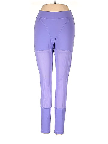 Reebok X Cardi B Color Block Solid Purple Active Pants Size S - 66% off