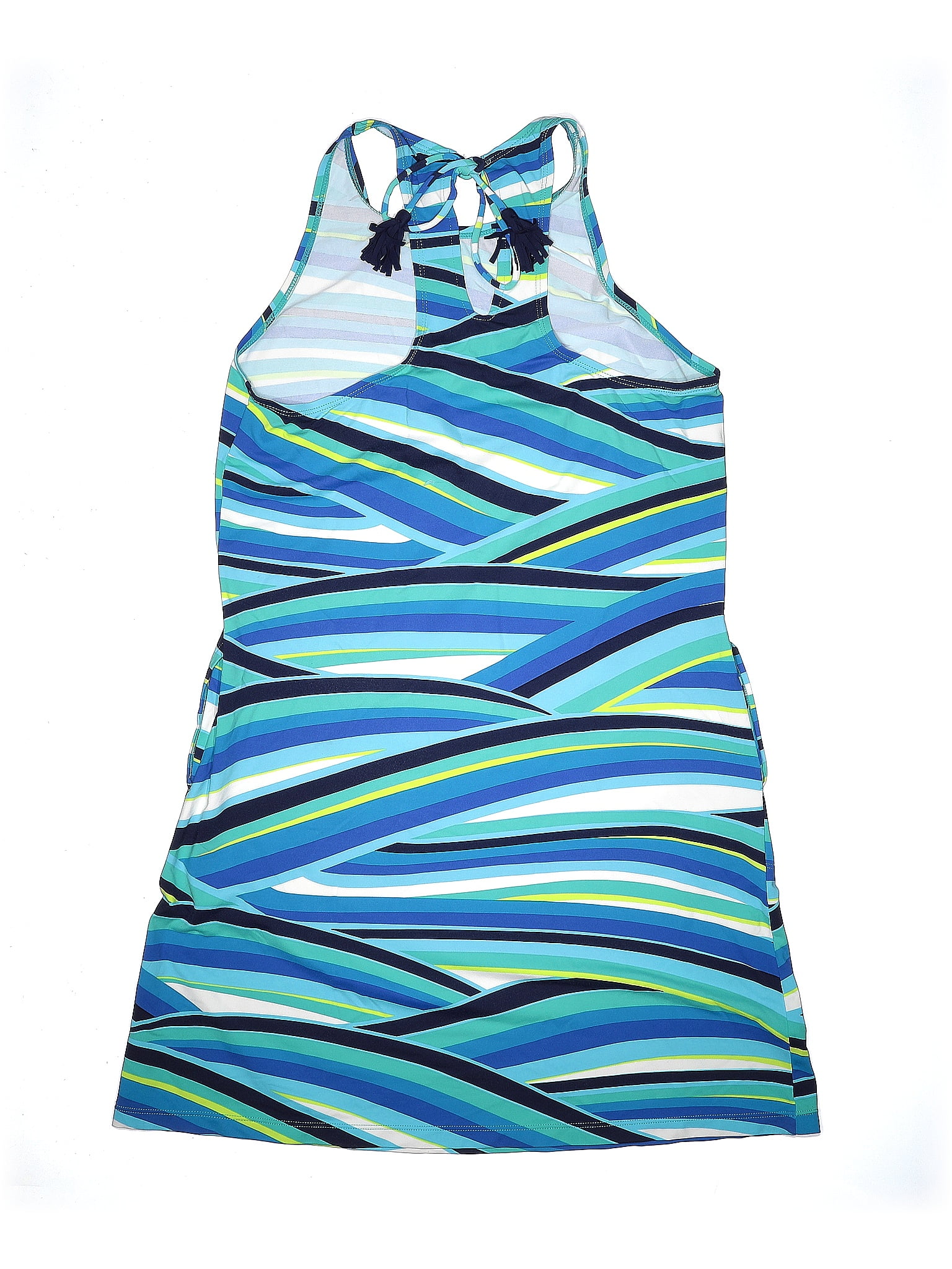 Lucky Brand Stripes Multi Color Blue Swimsuit Top Size S - 69% off