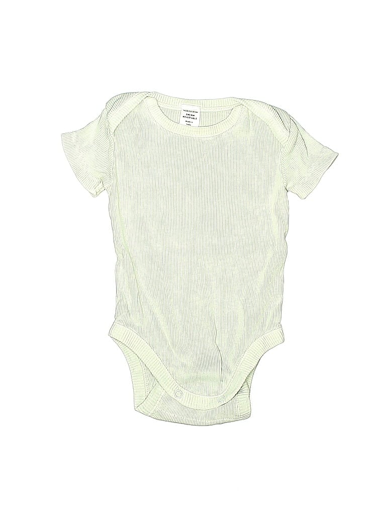 Pre-owned Nordstrom Babies' Short Sleeve Onesie In Green