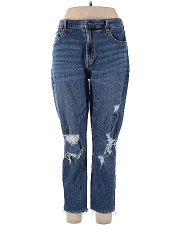 Universal Thread Solid Blue Jeans Size 16 (Tall) - 28% off