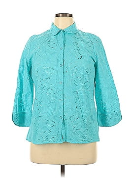 Foxcroft 3/4 Sleeve Blouse (view 1)
