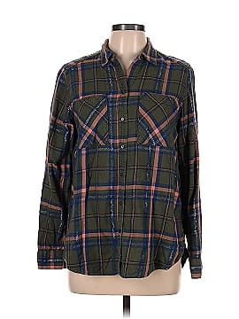 Express Long Sleeve Button-Down Shirt (view 1)