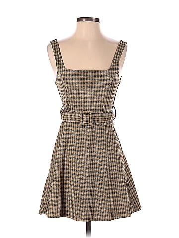 Topshop tartan dress sale