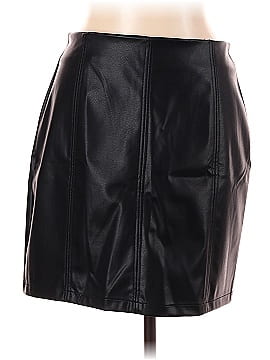 Mansoor Scott Faux Leather Skirt (view 1)