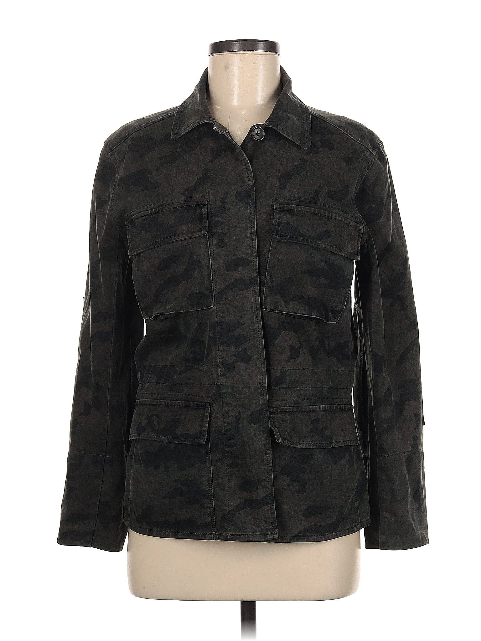 James perse outlet camo jacket