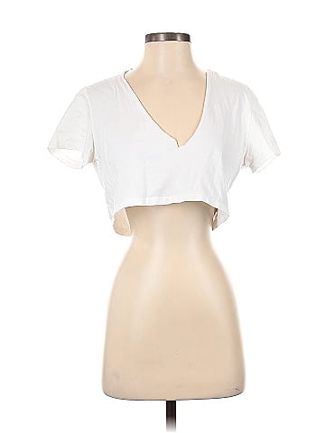 Zara 100% Cotton Pink Short Sleeve Top Size L - 75% off