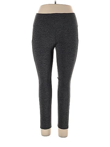 OFFLINE by Aerie Marled Gray Leggings Size XL - 59% off