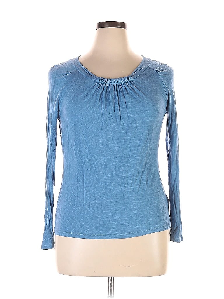 Kenneth Cole New York Blue Long Sleeve Top Size XL - photo 1