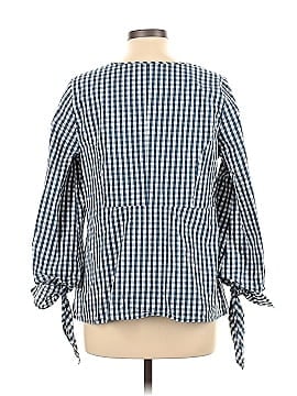 Universal Standard for J.Crew 3/4 Sleeve Blouse (view 2)