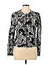 Joseph Ribkoff 100% Polyester Print Black Jacket Size 10 - photo 1