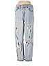 Wild Fable Hearts Stars Graphic Blue Jeans Size 3 - photo 1