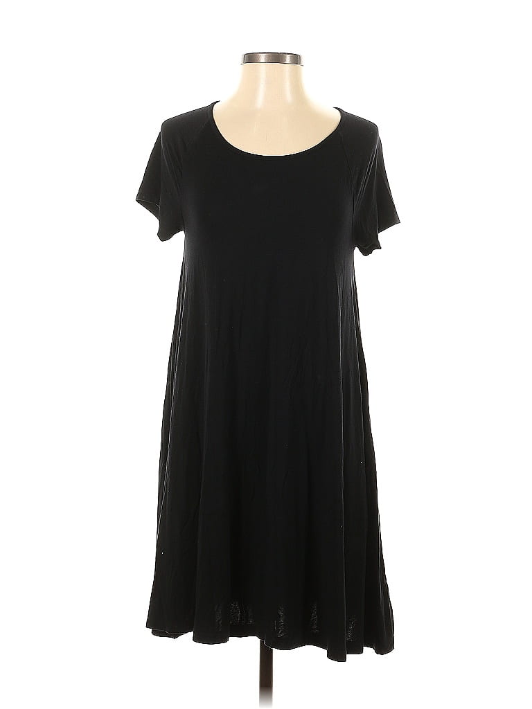 Pre-owned Old Navy Short Sleeve Top Black Scoop Neck Tops