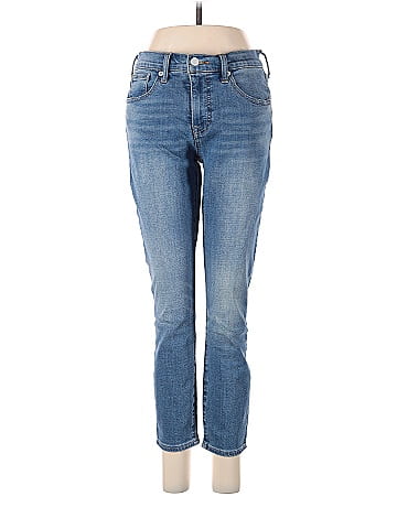 Lucky Brand Solid Blue Jeans Size 4 - 72% off