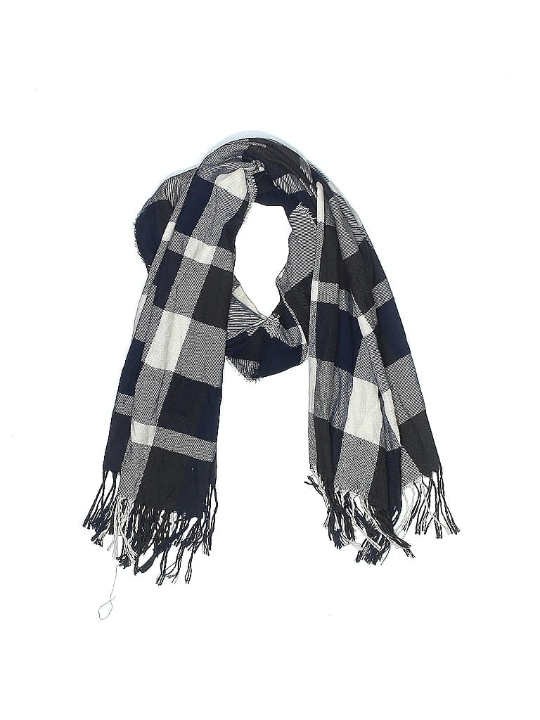 Pre-owned Plush Scarf In Gray