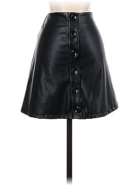 BCBGeneration Faux Leather Skirt (view 1)