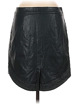 Maeve Faux Leather Skirt (view 2)