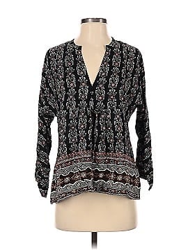 Madewell Silk Boh&egrave;me Popover Shirt in Burnished Floral (view 1)