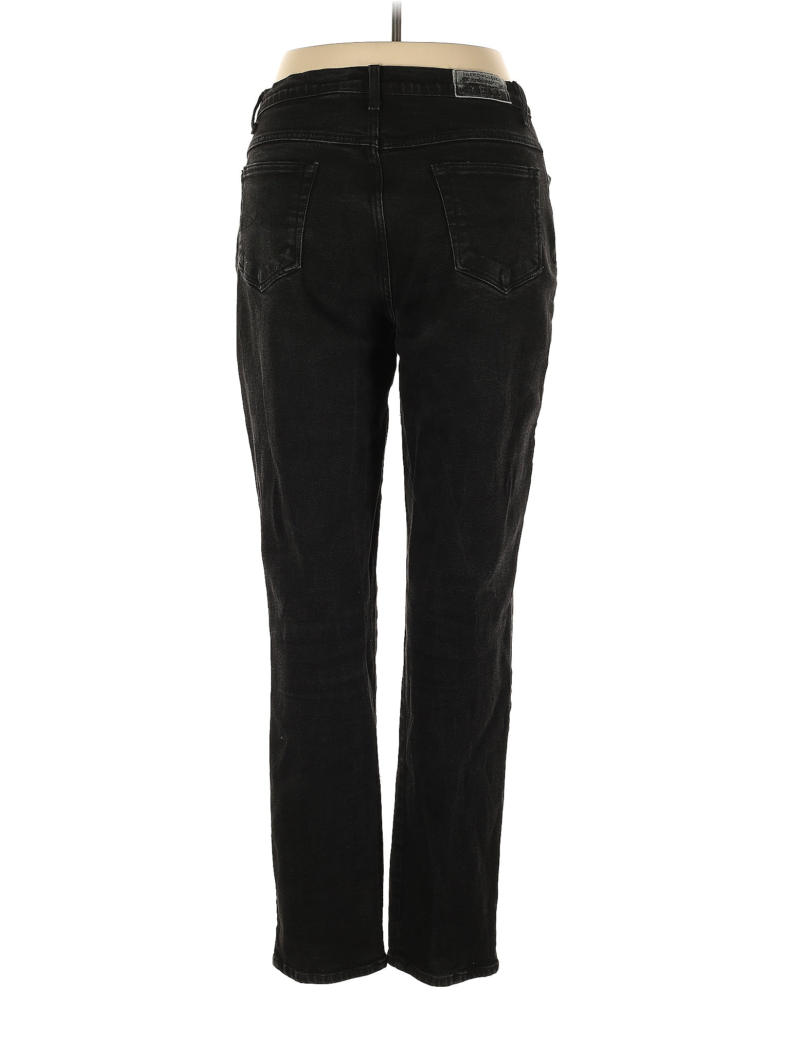 Faded Glory Solid Black Jeans Size 18 (Plus) - 52% off