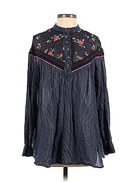 Free People Long Sleeve Button-Down Shirt (view 1)