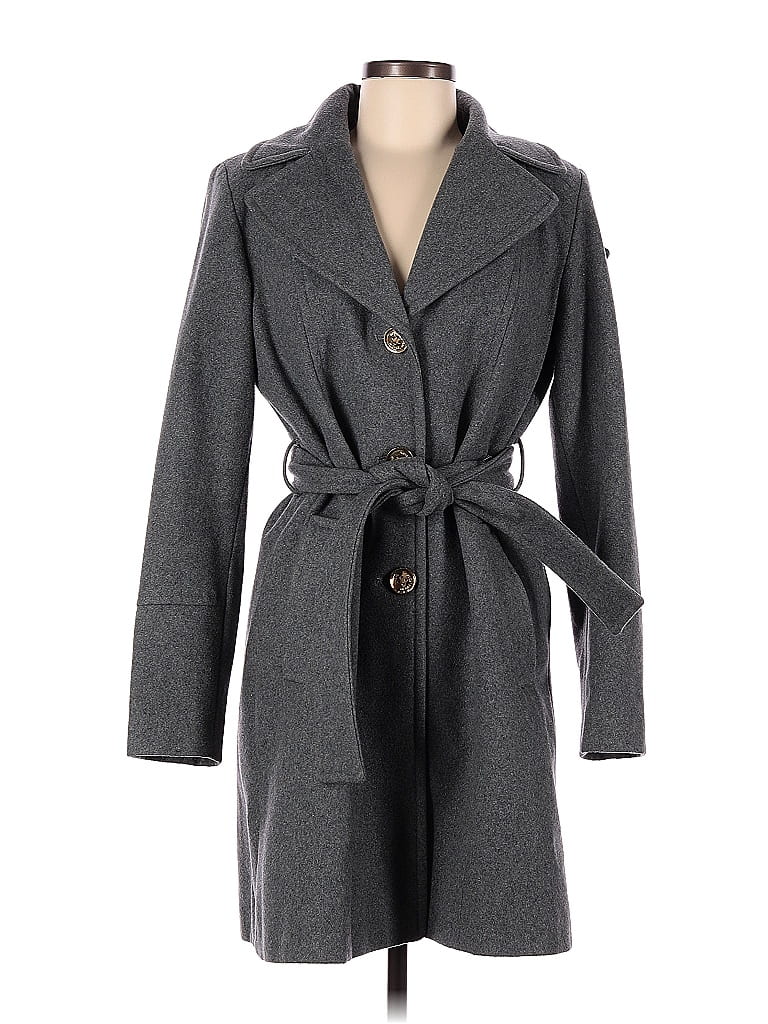 MICHAEL Michael Kors Gray Coat Size 8 71 off ThredUp