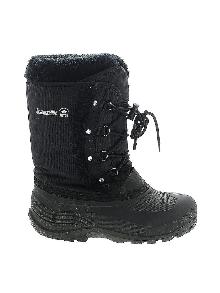 Kamik Black Boots Size 4 - photo 1